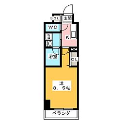 間取図画像 1K