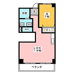間取図画像 1LDK
