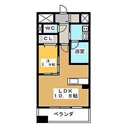 ポルタニグラ千種 1LDKの間取図画像