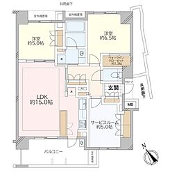 間取図画像 2SLDK