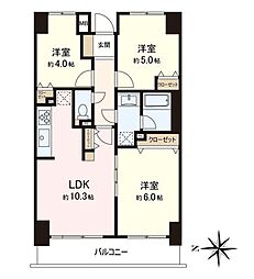 間取図画像 3LDK