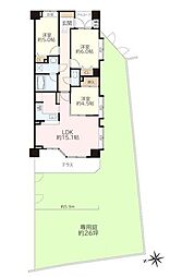 レクセルマンション志木 3LDKの間取図画像