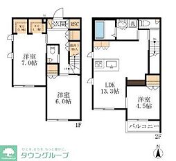 Myメゾン向ヶ丘遊園 3LDKの間取図画像