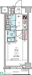 LEXE鷺沼 1Kの間取図画像
