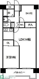 美しが丘アーバン 1SLDKの間取図画像