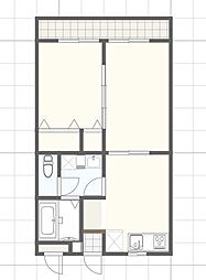 シュトラール 2DKの間取図画像