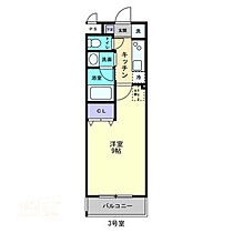 S-1大元駅前 301 ｜ 岡山県岡山市北区東古松（賃貸マンション1K・3階・27.00㎡） その2