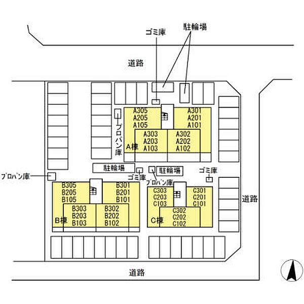 パームツリーA 103｜岡山県岡山市南区西市(賃貸アパート1LDK・1階・40.00㎡)の写真 その15