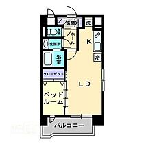 サニーコート 603 ｜ 岡山県岡山市北区西古松1丁目（賃貸マンション1LDK・6階・33.67㎡） その2