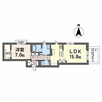 シャーメゾン上中野 206 ｜ 岡山県岡山市北区上中野（賃貸マンション1LDK・2階・55.95㎡） その2