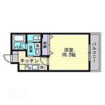 シリウス・T 102 ｜ 岡山県岡山市北区伊福町3丁目（賃貸マンション1K・1階・31.60㎡） その2