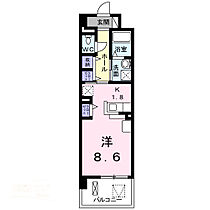 Mode Eight II 103 ｜ 岡山県岡山市北区奥田南町（賃貸マンション1K・1階・30.96㎡） その2