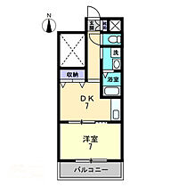 COCO中島田 703 ｜ 岡山県岡山市北区中島田町2丁目（賃貸マンション1DK・7階・35.00㎡） その2