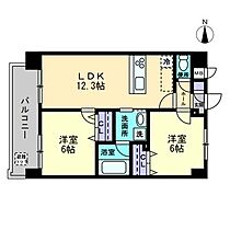 モダン　ラ・トゥール柳町 1001 ｜ 岡山県岡山市北区柳町1丁目（賃貸マンション2LDK・10階・53.86㎡） その2