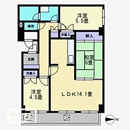 間取図画像 3LDK