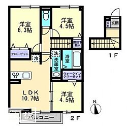 間取図画像 3LDK