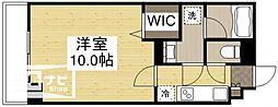 FriendCourt岡山医大東 1Kの間取図画像