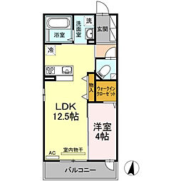 フィロス2 2LDKの間取図画像