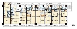 アルファレガロ西古松 1LDKの間取図画像