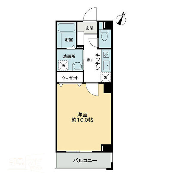 フィネス出来島 101｜徳島県徳島市出来島本町2丁目(賃貸アパート1K・1階・31.47㎡)の写真 その2