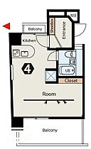 R-RESIDENCE TAKAMATSU 804 ｜ 香川県高松市塩上町2丁目（賃貸マンション1R・8階・27.33㎡） その2