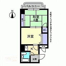 間取図画像 2K