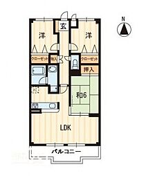 リマーニ太田 3LDKの間取図画像