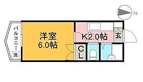 スカイプラザ新田 102 ｜ 高知県高知市新田町（賃貸マンション1K・1階・19.44㎡） その2