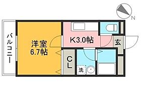 sanctuary～サンクチュアリ～ 201 ｜ 高知県高知市百石町1丁目（賃貸マンション1K・2階・26.00㎡） その2