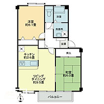 フォブール深田 104 ｜ 高知県高知市東秦泉寺（賃貸アパート2LDK・1階・55.89㎡） その2