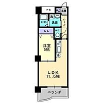 ルガーノI 402 ｜ 高知県高知市北川添（賃貸マンション1LDK・4階・41.55㎡） その2