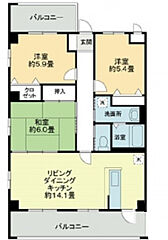 物件の間取り