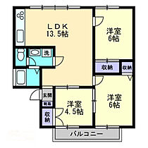 オアシス倉敷A棟 A201 ｜ 岡山県倉敷市大島（賃貸アパート3LDK・2階・62.68㎡） その2