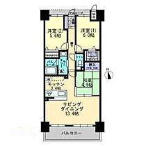 アルファスマート新涯 1005 ｜ 広島県福山市新涯町2丁目（賃貸マンション3LDK・10階・72.28㎡） その2