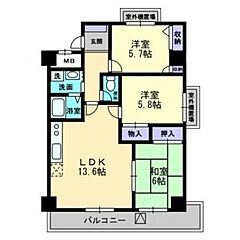 物件の間取り