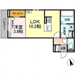 間取図画像 1LDK