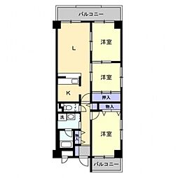 間取図画像 3LDK