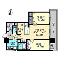 物件の間取り