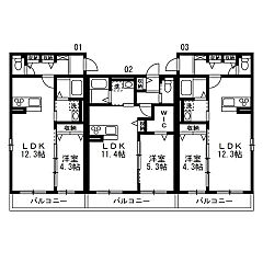 物件の間取り