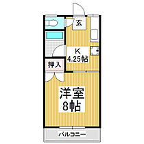 アパートまいはうす  ｜ 長野県上伊那郡南箕輪村（賃貸アパート1K・2階・26.49㎡） その2