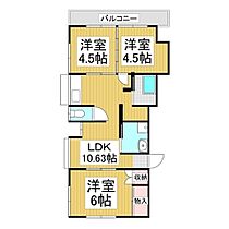 コマミエール  ｜ 長野県伊那市中央（賃貸アパート3LDK・1階・50.78㎡） その2