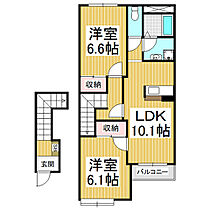 プリオール・I  ｜ 長野県上伊那郡箕輪町大字中箕輪（賃貸アパート2LDK・2階・56.19㎡） その2