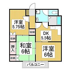 物件の間取り