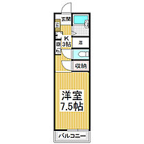 セントラルマンション  ｜ 長野県伊那市西春近（賃貸マンション1K・3階・24.80㎡） その2