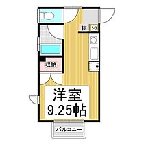 経塚ハイツ  ｜ 長野県駒ヶ根市赤穂経塚（賃貸アパート1R・2階・23.10㎡） その2