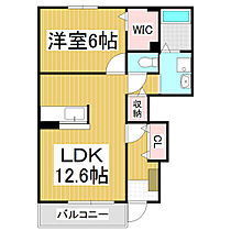 長野県伊那市西箕輪（賃貸アパート1LDK・1階・46.22㎡） その2