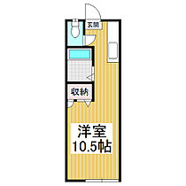 サンライズIII  ｜ 長野県上伊那郡南箕輪村（賃貸アパート1R・1階・21.87㎡） その2