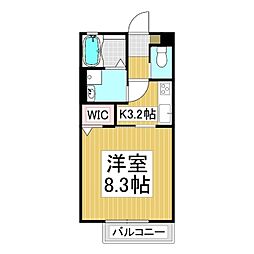 S-FLAT.MINOWA 1Kの間取図画像