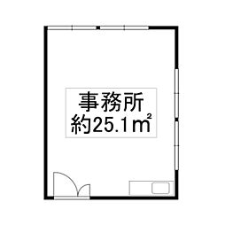 掛川ビル ワンルームの間取図画像