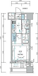 メインステージ平和島II 7階1Kの間取り